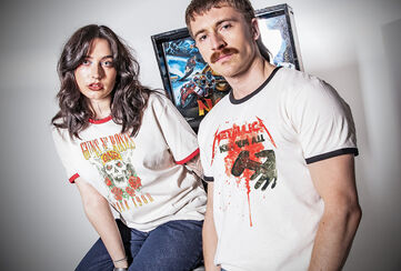Sköna retroringade t-shirtar