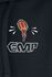 Huvjacka med rockhandmotiv och EMP-logo