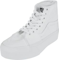 SK8-Hi Tapered Stackform Canvas True White, Vans, Höga sneakers