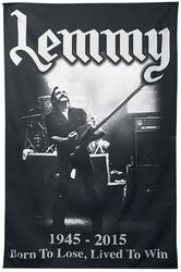 Lemmy - Lived To Win, Motörhead, Flagga