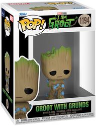 I am Groot - Groot with Grunds vinylfigur nr 1194, Guardians Of The Galaxy, Funko Pop!