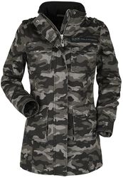 Ladies Field Jacket, Black Premium by EMP, Vinterjacka