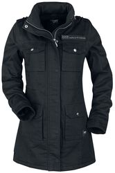 Ladies Field Jacket, Black Premium by EMP, Vinterjacka