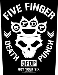 Got your six, Five Finger Death Punch, Ryggmärke