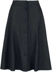 Book worm skirt, Banned Retro, Halvlång kjol