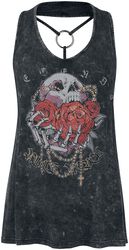 Top With Large Frontprint, Rock Rebel by EMP, Topp