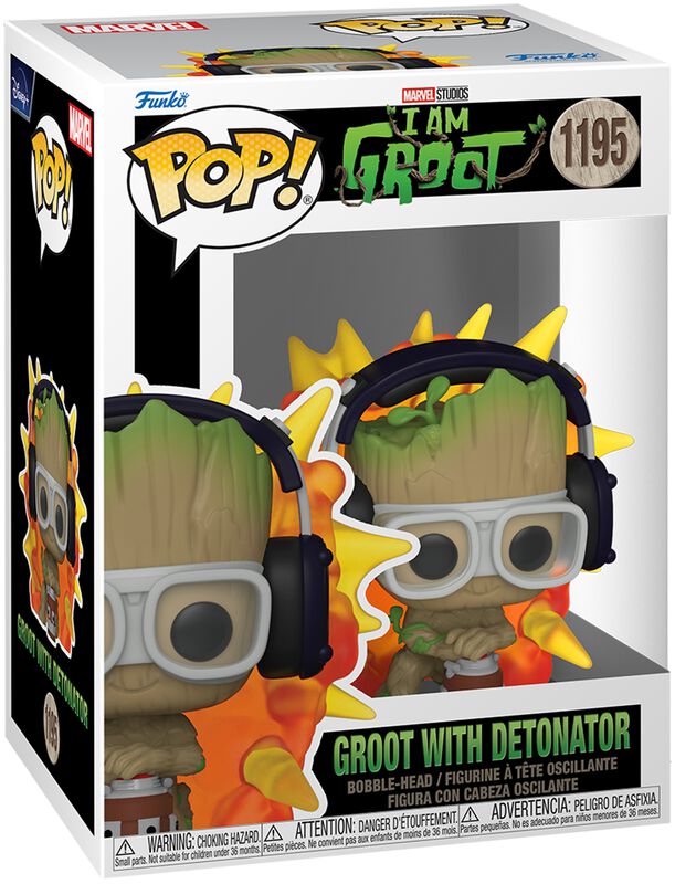 I am Groot - Groot with detonator vinylfigur nr 1195