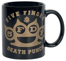 Brass Knuckles - Espresso-Tasse, Five Finger Death Punch, Mugg