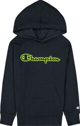 Neon spray hooded sweatshirt, Champion, Luvtröja