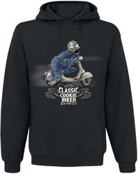 Cookie Monster - Classic cookie biker, Sesam, Luvtröja