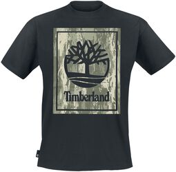 Stack Logo Camo kortärmad T-shirt, Timberland, T-shirt