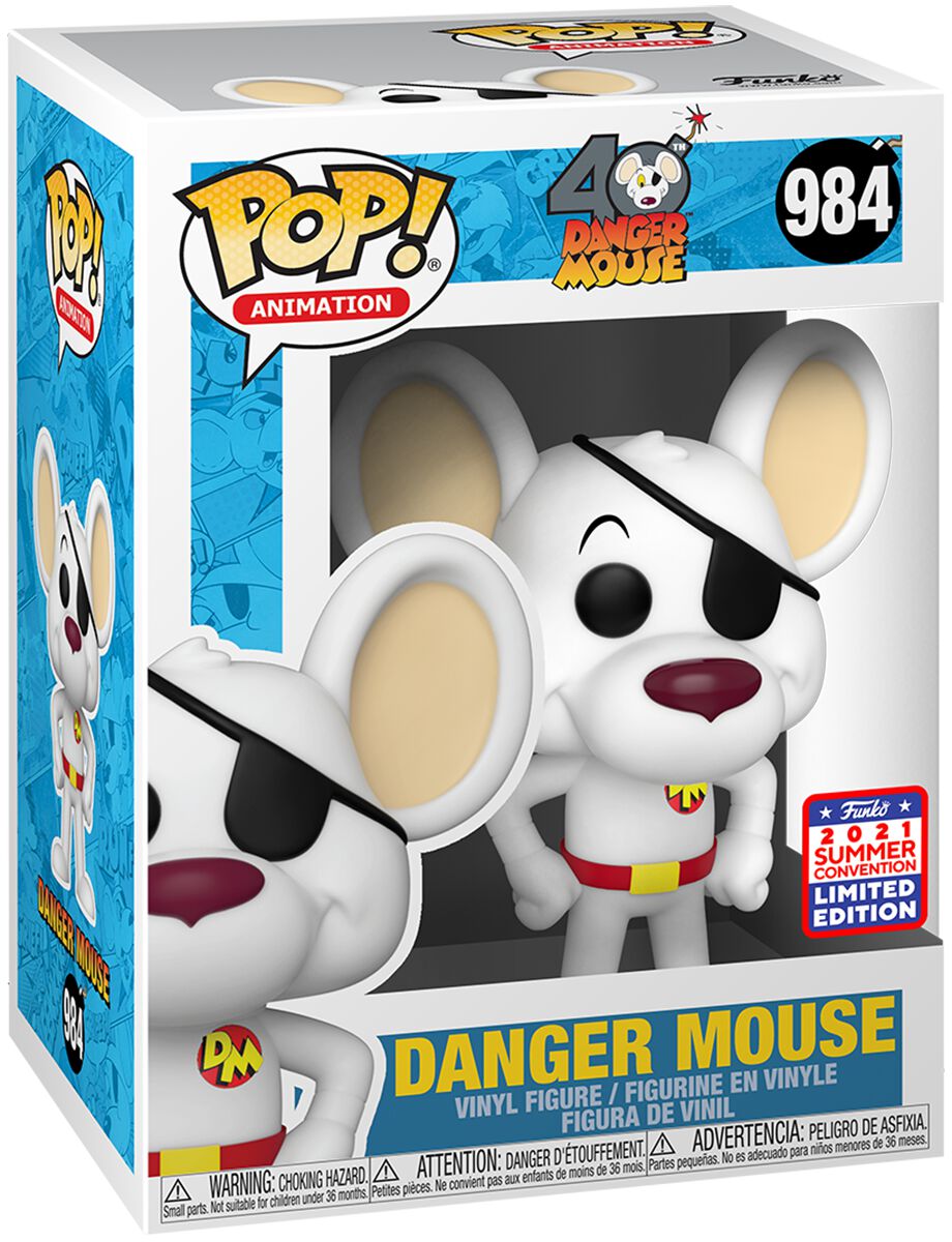 SDCC 2021 Danger Mouse (Funko Shop Europe) vinylfigur 984 Danger
