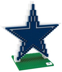Dallas Cowboys - 3D BRXLZ - Logo, NFL, Leksaker