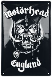 England, Motörhead, Metall-skyltar