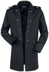 Short Coat with Turned Lapel