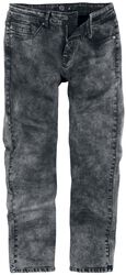 Jeans med svart/grå tvätt