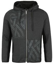 Anchor tattoo zip hoodie, Outer Vision, Luvjacka