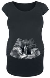Ultrasound Metal Hand Baby, Graviditetsmode, T-shirt