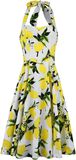 Lemon Print Swing Dress, H&R London, Halvlång klänning