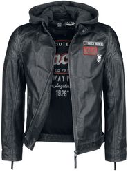 Rock Rebel X Route 66 - Leather Jacket, Rock Rebel by EMP, Läderjacka
