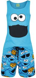 Cookie Monster  - Face, Sesam, Pyjamas