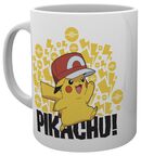Ash Hat Pikachu, Pokemon, Mugg