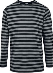 Regular Stripe Longlseeve, Urban Classics, Långärmad tröja