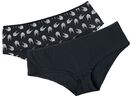 Rockhand Panty - 2-pack, Gothicana by EMP, Underkläder