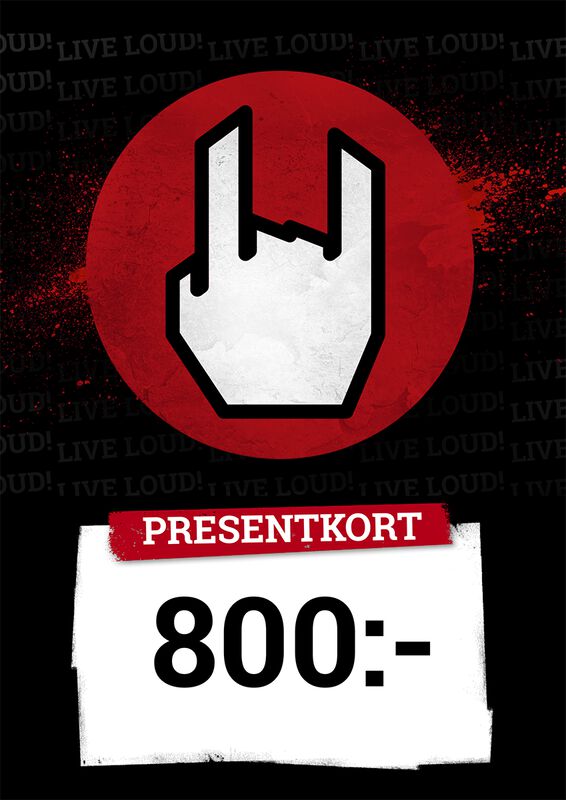 Presentkort 800,00 SEK
