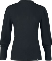 Långärmad tröja med puffärmar, Black Premium by EMP, Långärmad tröja