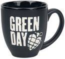 Grenade Logo, Green Day, Mugg