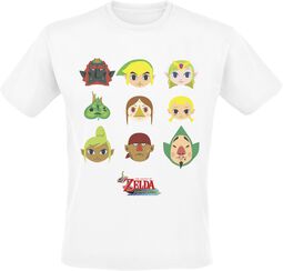 Wind Waker faces, The Legend Of Zelda, T-shirt