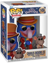 The Muppet Christmas Carol - Charles Dickens with Rizzo vinylfigur nr 1456, Mupparna, Funko Pop!