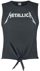 Amplified Collection - White Logo	, Metallica, Topp