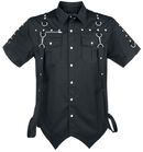 Studs Shirt, Gothicana by EMP, Kortärmad tröja