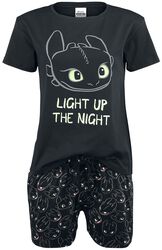 Toothless - Light Up, Draktränaren, Pyjamas