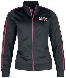 Amplified Collection - Ladies Taped Tricot Track Top, AC/DC, Träningsjacka