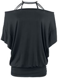 Långtopp med fladdermusärmar, Black Premium by EMP, T-shirt
