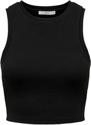 Onlvilma S/L cropped tank top JRS NOOS, Only, Topp