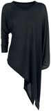 Asymmetrisk stickad tröja, Black Premium by EMP, Sweatshirt