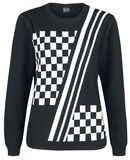 Checkered Knit Pullover, Pussy Deluxe, Stickad jumper