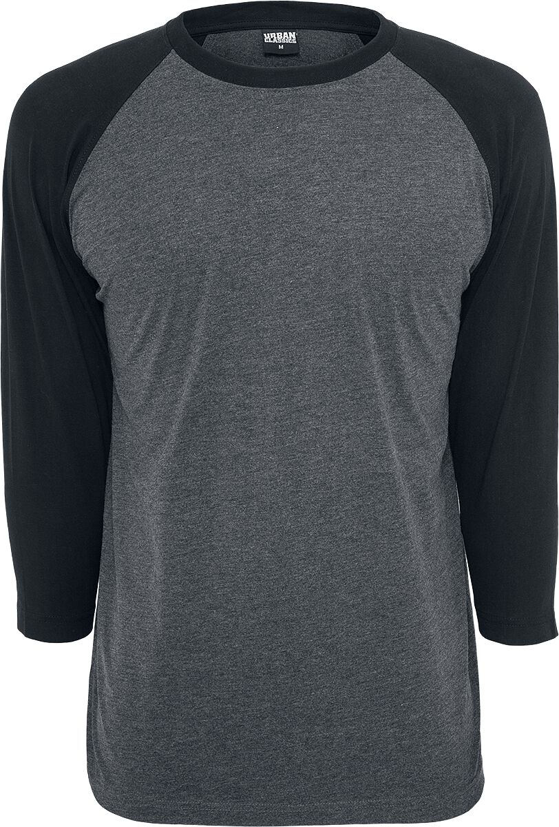 Contrast 3/4 Sleeve Raglan Tee | Urban Classics Långärmad tröja | EMP