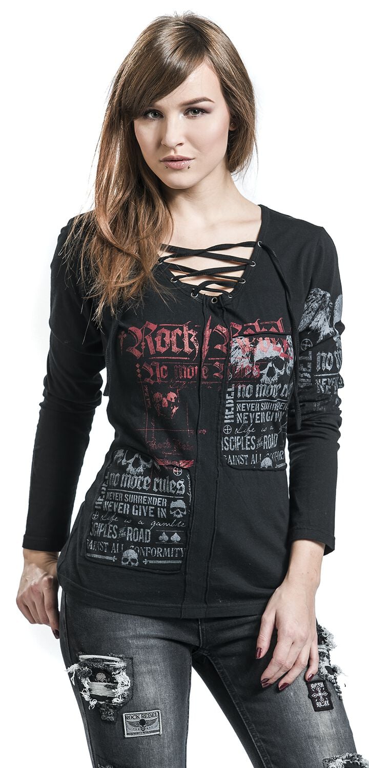 Stay Awake | Rock Rebel by EMP Långärmad tröja | EMP