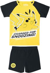 Pikachu - Charged for snoozing!, Pokémon, Barnpyjamas