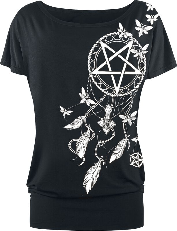 T-shirt with Pentagram and Dreamcatcher