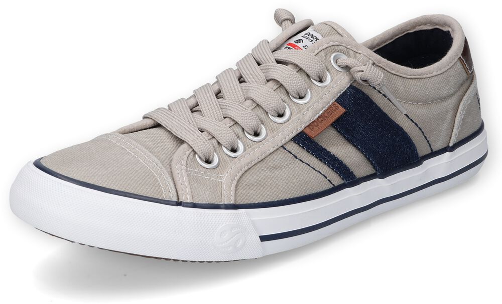 Washed Canvas Sneakers - beige
