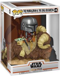 The Mandalorian - The Mandalorian and The Child on Bantha (Pop! Deluxe) vinylfigur nr 416