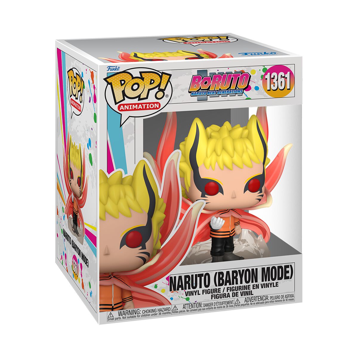 Naruto (Baryon Mode) (Pop! Super) vinylfigur nr 1361