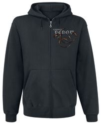 Copper venom zip hoodie, Alchemy England, Luvjacka