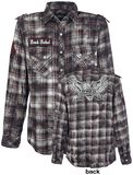 Checked Flannel Shirt, Rock Rebel by EMP, Flanellskjorta